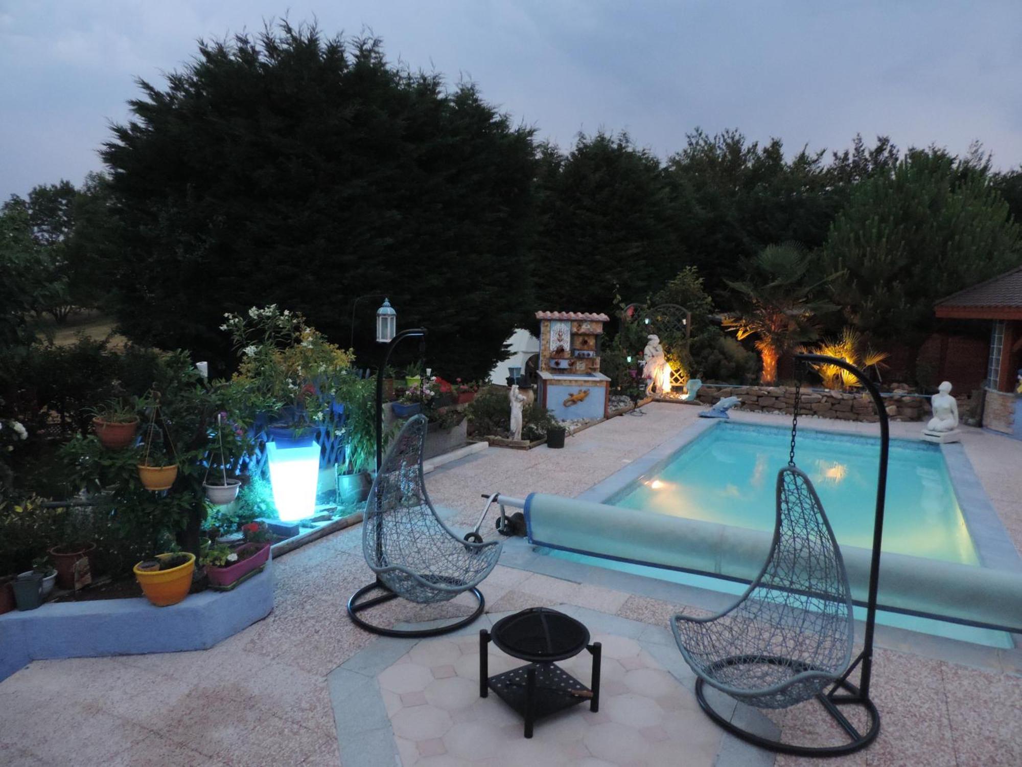 Chez Papy Et Mamy Bed and Breakfast Saint-Chef Kamer foto